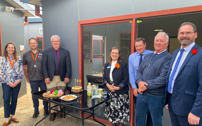 Councillors visiting the Country Universities Centre (CUC) Ovens Murray Study Centre in Corryong this week.